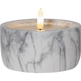 Star Trading Flamme Marble LED blockljus, batteri