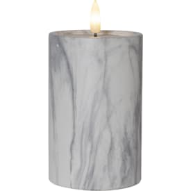 Star Trading Flamme Marble LED blockljus, batteri