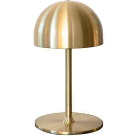 Sirius Tim genopladelig bordlampe, messing, 22 cm