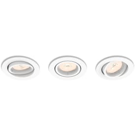 Philips myLiving Enneper downlight, 3-pak