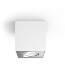 Philips myLiving Box Single downlight utanpåliggande, vit