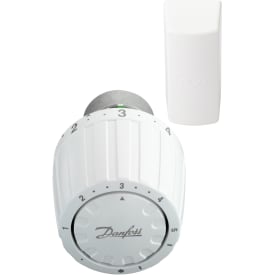 Danfoss RA 2952 termostat, fjernføler, hvid