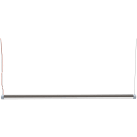 Hübsch Interplay LED pendel i aluminium 152cm, brun/blå/orange
