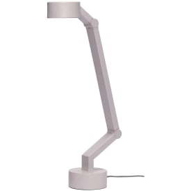 Hübsch Verve LED dæmpbar bordlampe i metal, 59cm høj, lys grå