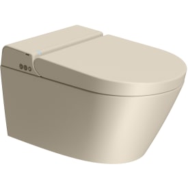 GSI WClean duschtoalett, utan spolkant, rengöringsvänlig, mat beige