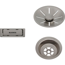 Blanco InFino kurvventilsett, manuell, Ø82 mm, platina