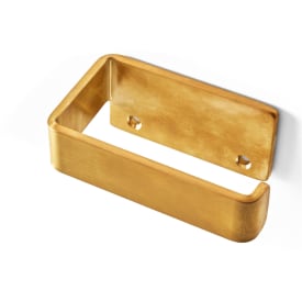 Bastant Design toiletrulleholder, højre, børstet messing