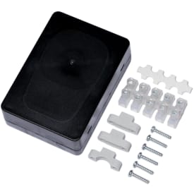 10 stk JA-US universaldåse på 92x65x28 mm i sort