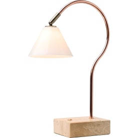 Halo Design Question oppladbar bordlampe, kobber/messing