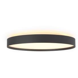 Halo Design Backlight Full plafond, sort, Ø50 cm