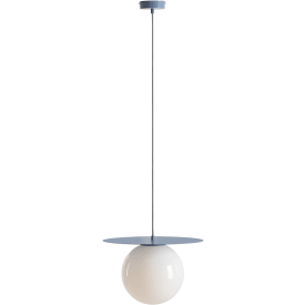 Aldex Loop pendellampa, Ø25 cm, blå
