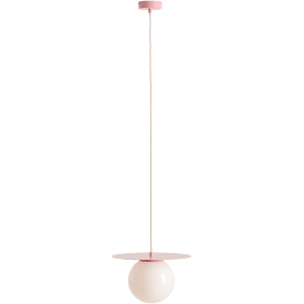 Aldex Loop pendellampe, Ø20 cm, rosa