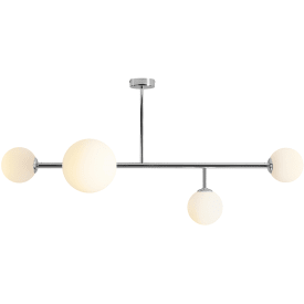 Aldex Dione taklampe, krom