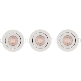 Ledvance Set Adjust downlight, 2700K, 4,9W, hvit, 3-pk