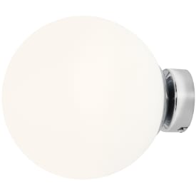 Aldex Ball vegglampe, krom, Ø20 cm