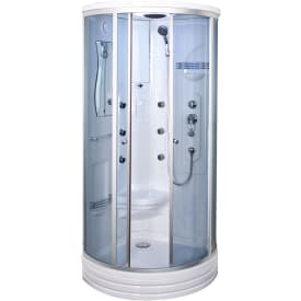 Arrow duschkabin 6006, massagedusch, takdusch, tonat glas