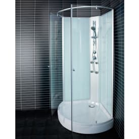 Arrow duschkabin 6301, massagedusch, klart glas