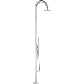 Demerx Pure Classic utomhusdusch, rostfritt stål