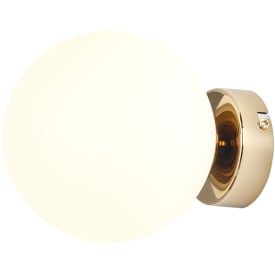 Aldex Ball vägglampa, guld, Ø14 cm