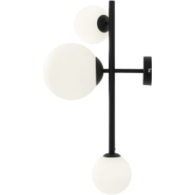 Aldex Dione vegglampe, sort