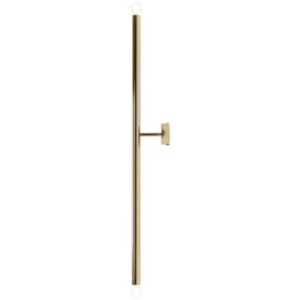 Aldex Tubo 2 vegglampe, gull, 100 cm