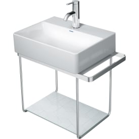 Duravit DuraSquare metalkonsol, væghængt, krom