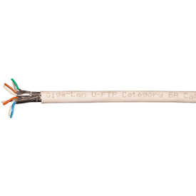 500 meter Datakabel U/FTP Kat.6A 4x2xAWG23 LSZH Dca T500 hvid