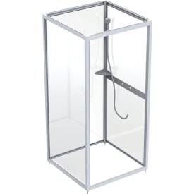 Contura Shower Next NK dusjkabinett overdel, 80x80 cm, klar styren