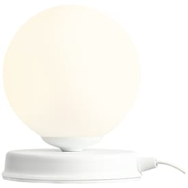 Aldex Ball bordlampe, hvit, Ø17 cm
