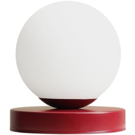 Aldex Ball bordslampa, röd, Ø17 cm
