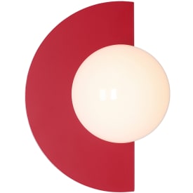 Aldex Loop vägglampa, röd