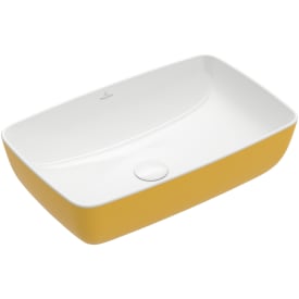 Villeroy & Boch Artis håndvask, 58x38,5 cm, gul