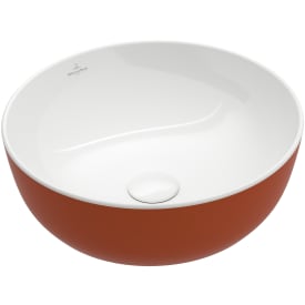 Villeroy & Boch Artis håndvask, Ø43 cm, orange