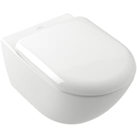 Villeroy & Boch Antao vägghängd toalett, utan spolkant, rengöringsvänlig, vit