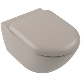 Villeroy & Boch Antao vegghengt toalett, uten skyllekant, rengjøringsvennlig, matt beige