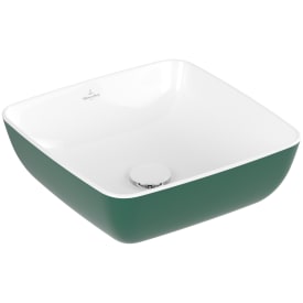 Villeroy & Boch Artis håndvask, 41x41 cm, mørkegrøn