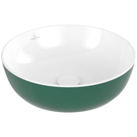 Villeroy & Boch Artis håndvask, Ø43 cm, mørkegrøn