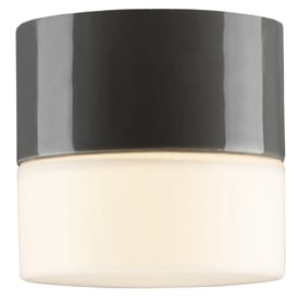 Bastuarmatur Opus 100/100 grå, matt opalglas G9