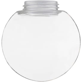 6 stk Skjermkule klart glassgjenger 84,5 mm Ø180 mm høyde 170 mm