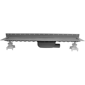 25 stk Purus Line 700mm avløpskanal Ø75mm horisontal h/ende, med vannlås