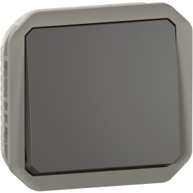 Plexo55 korrespondansebryter 10A 2 modul antrasitt