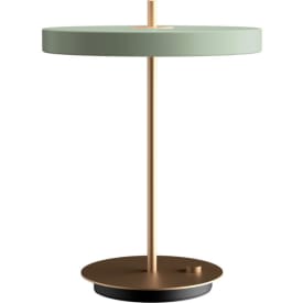 Umage Asteria bordslampa med USB, ljusgrön