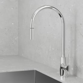 Scandtap Steel Accent D kjøkkenarmatur, stål