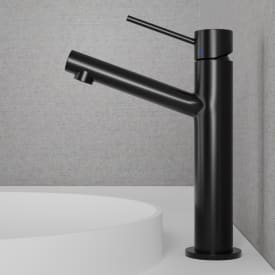 Scandtap Vector Medium servantbatteri, børstet svart