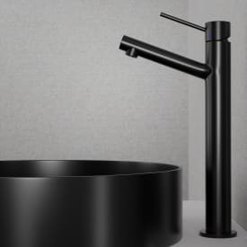 Scandtap Vector servantbatteri, børstet svart