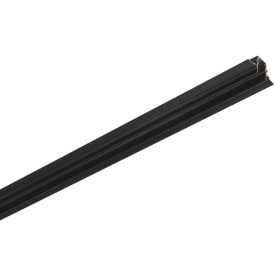 SLV 48V strømskinne til indbygning, sort, 4 meter