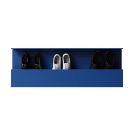 Nichba Shoe Box skoreol, 100 cm, blå