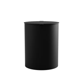 Nichba Toilet Bin søppelbøtte, 6 liter, sort