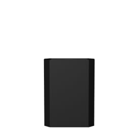 Nichba Paper Bin søppelbøtte, 12 liter, sort