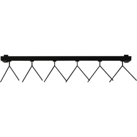 Nichba HangSys klädställning, 100x26,3 cm, svart